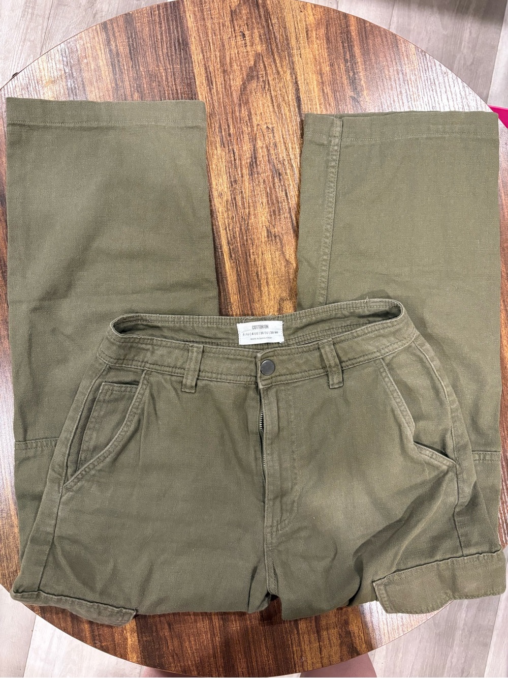 Cotton On Men's Olive Cargo Pants